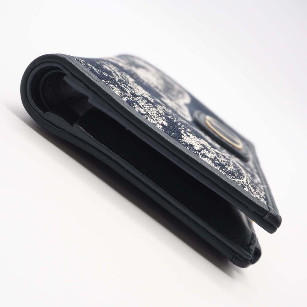 Christian Dior Dior Toile de Jouy Reverse Jacquard 30 Montaigne Dahlia Wallet... - Picture 7 of 16